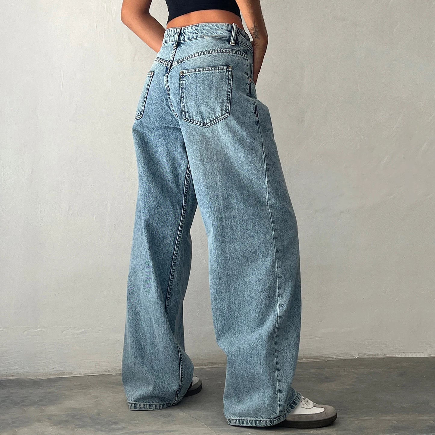 Jeans Trousers with Pockets