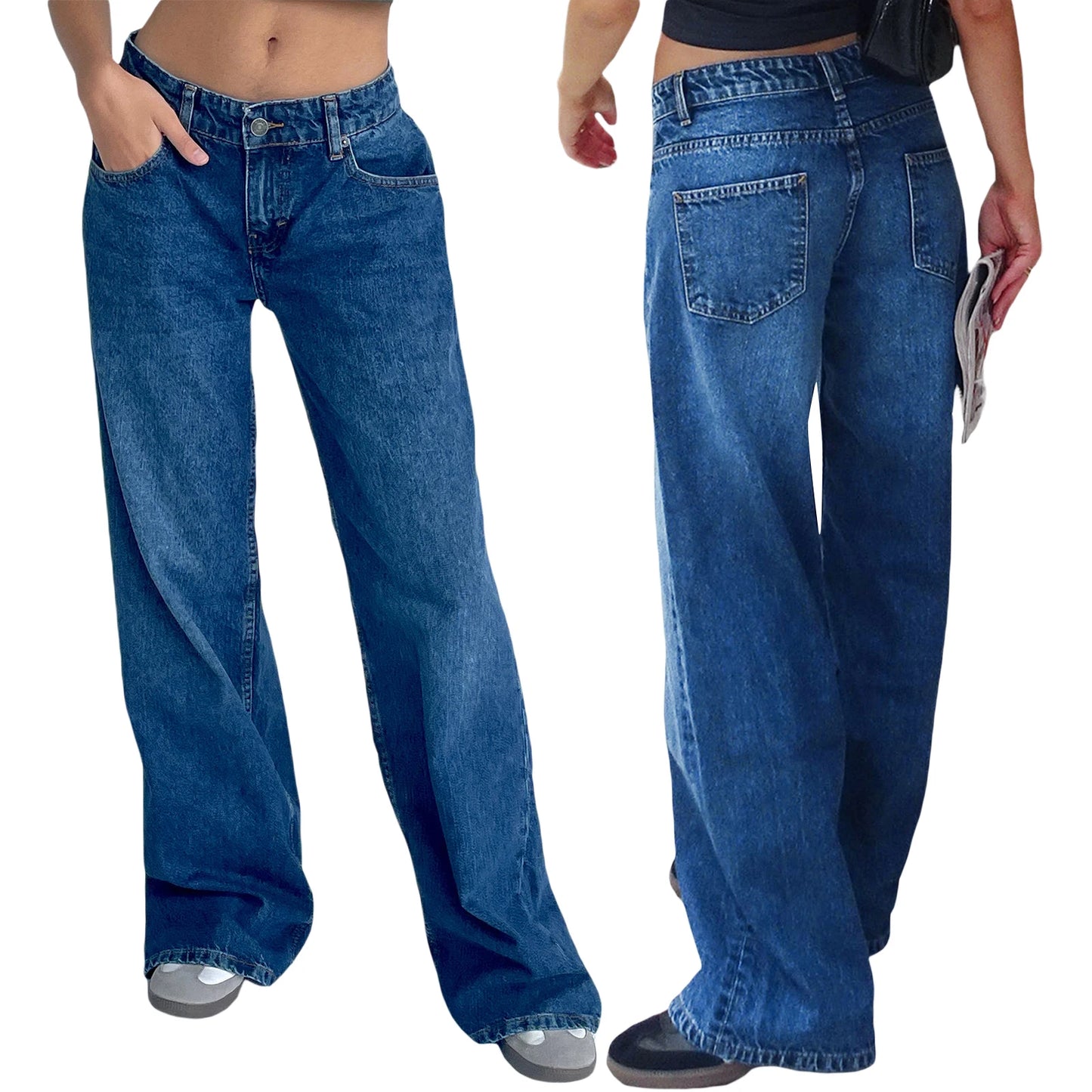 Jeans Trousers with Pockets