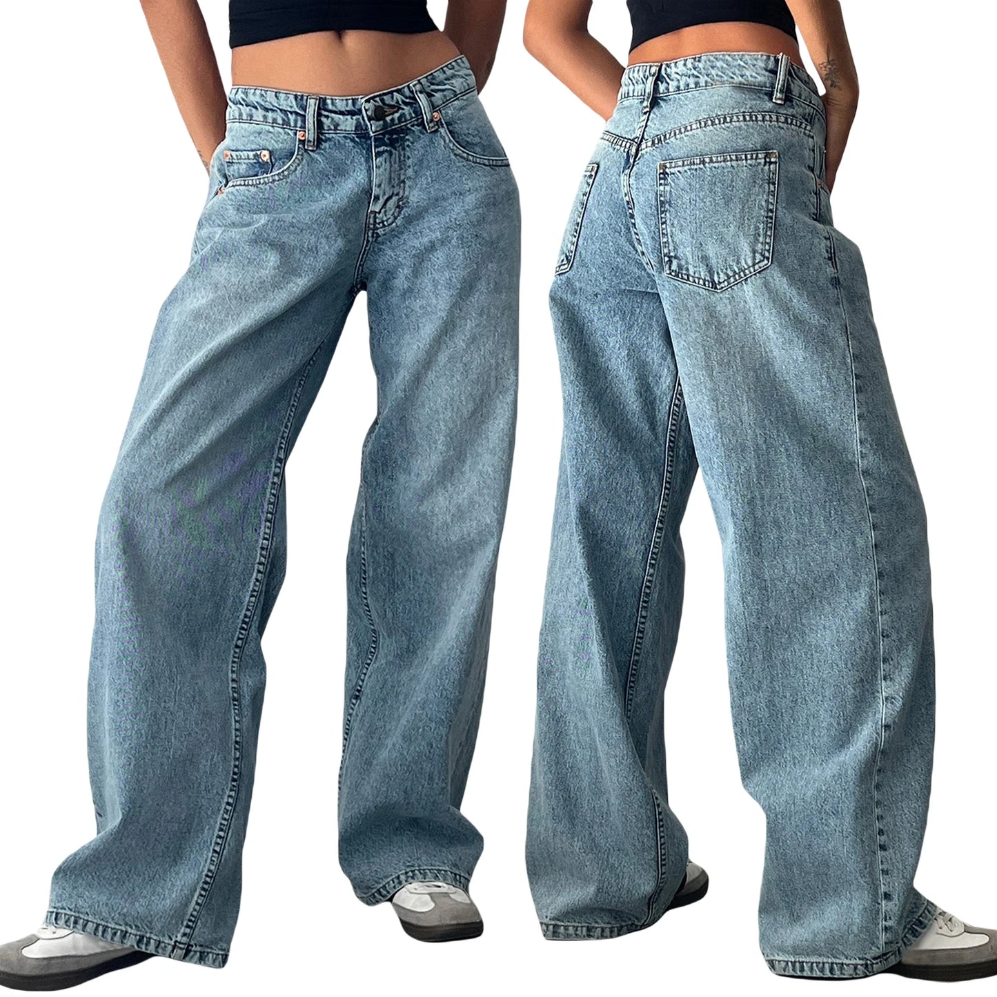 Jeans Trousers with Pockets