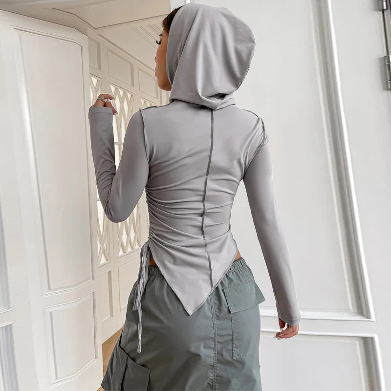 Drawstring Slim Hoody