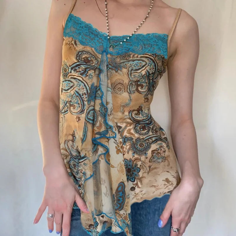 Slim Backless Lace Patchwork
