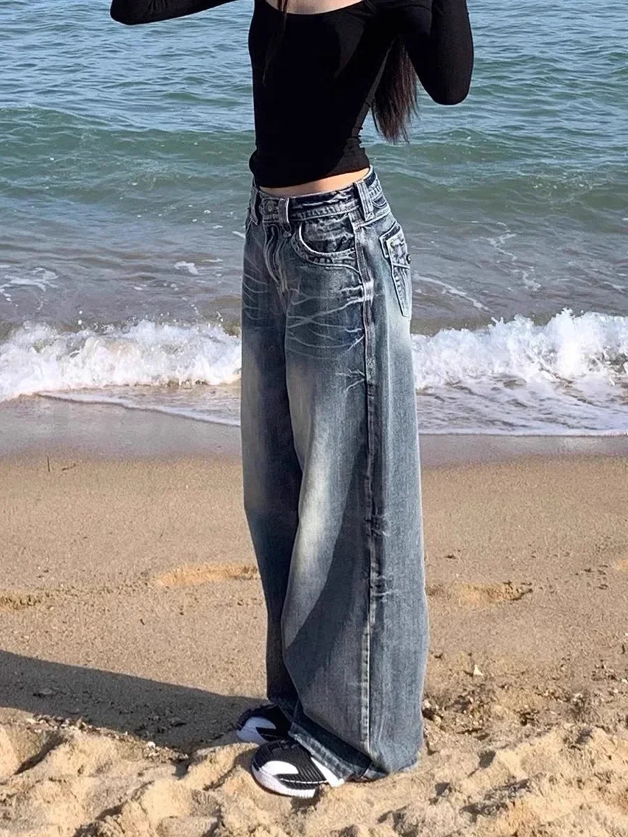 Denim Trousers Grunge