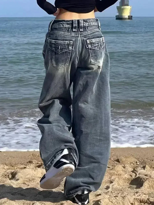 Denim Trousers Grunge