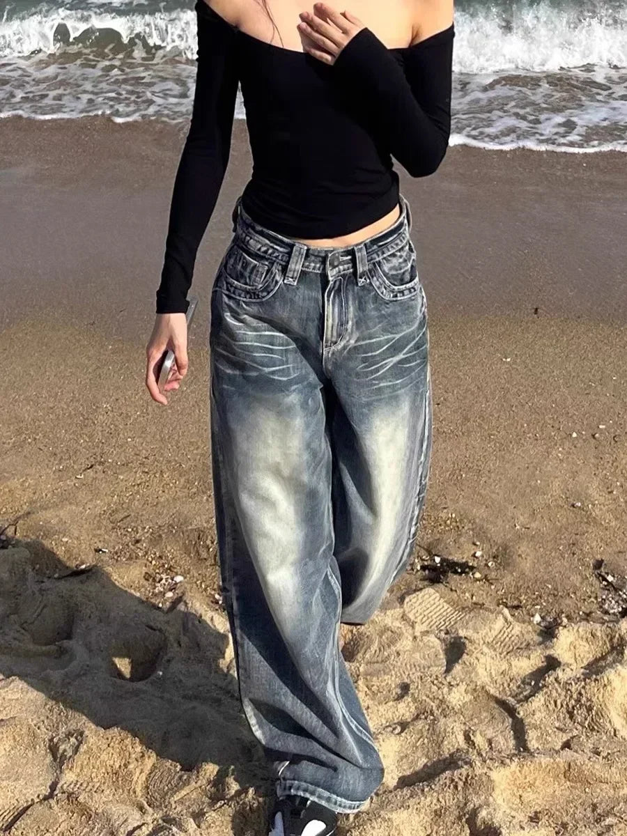 Denim Trousers Grunge
