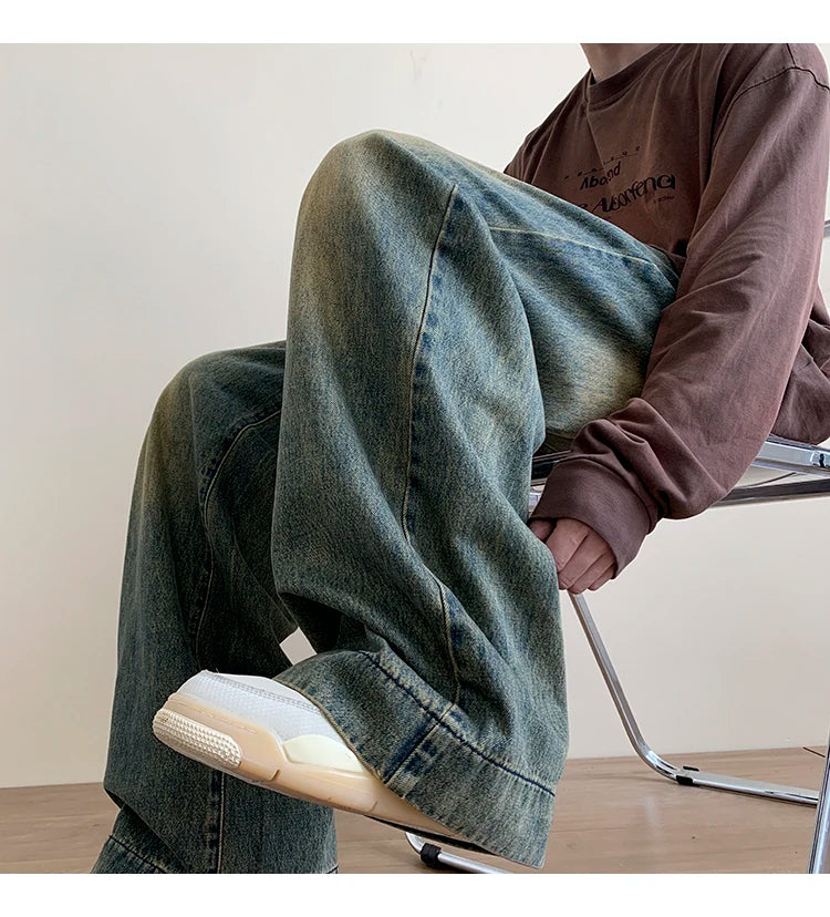 Casual Baggy Straight Jeans