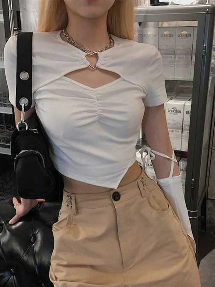 Cropped Short Sleeve
