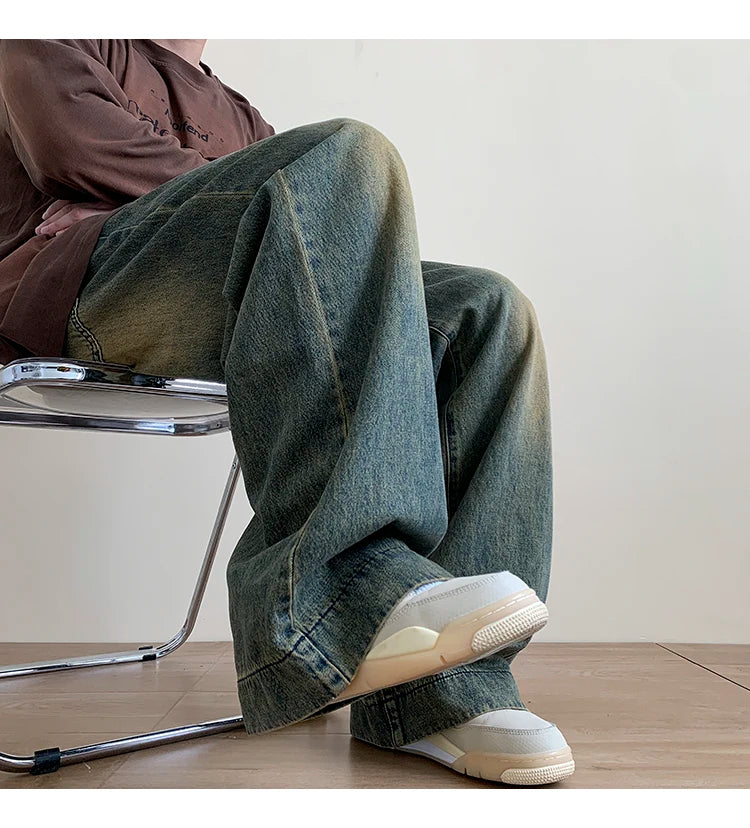 Casual Baggy Straight Jeans